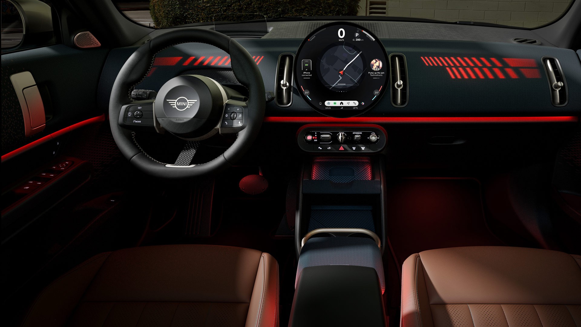 MINI Countryman 100% eléctrico - interior - salpicadero
